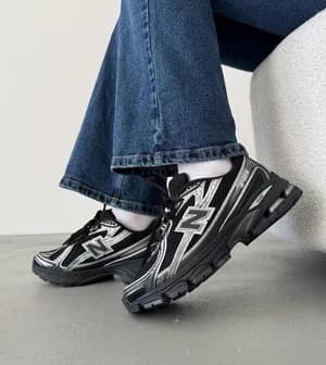 New Balance 740 Black Metallic Silver Women's Shoes