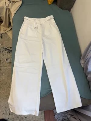 White Casual Trousers