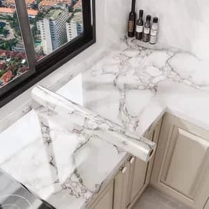 Marble pattern waterproof wall sticker