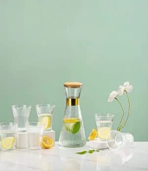 7Pcs Glass Kettle Set