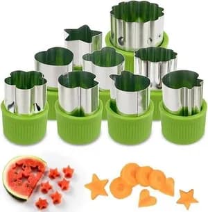 Vegetable Fruit Shape Cutter 12Pcs