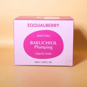 Eqqualberry bakuchiol plumping capsule cream