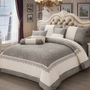 Seven (7) Pcs Comforter set