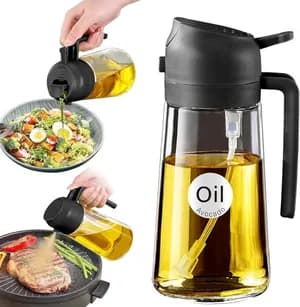 2in1 Oil Spray Dispenser Bottle 600ml