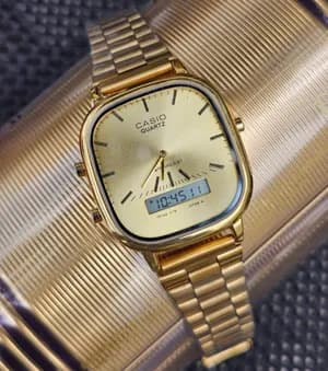 Casio Quartz Square Dial Watch