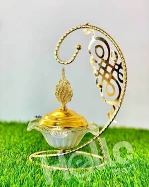 Golden Decorative Incense Burner Stand