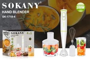Sokany 4-in-1 Hand Blender 300W
