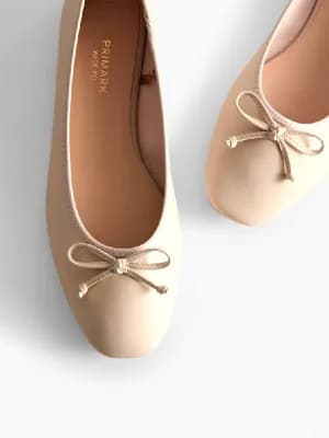 Primark Wide Fit Bow Ballerina Flat