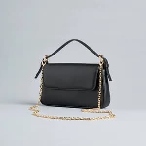 Max plain cross body bag with chain strap