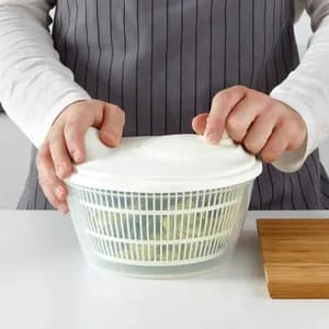 Ikea TOKIG Salad Spinner, White