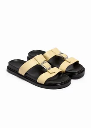 PAPAYA t bar buckle footbed Sandals