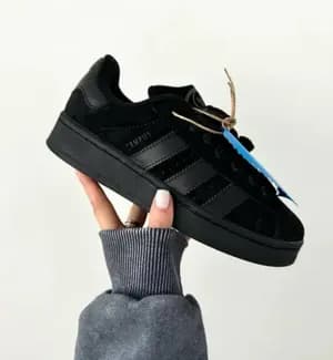 Adidas Campus 00s Triple Black Ladies Shoes
