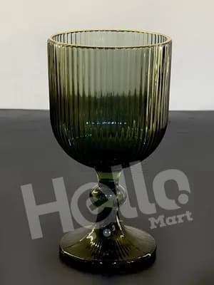 Large Quality Glass Drinking Goblets