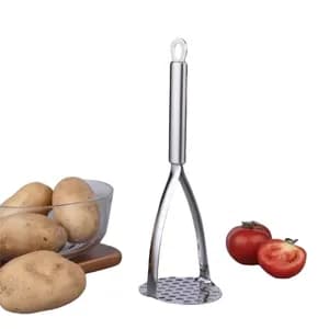 Metal potato masher