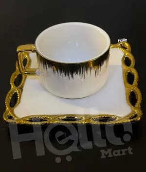 Decorative Coffee Cup Set 6 Pieces
