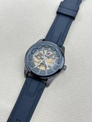 Leather strap automatic watches