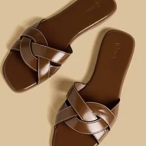 MAX slip on flat sandals