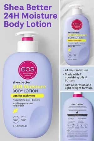 eos Shea Better Moisture Body Lotion - Vanilla Cashmere - 16 fl oz
