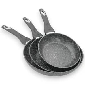 Momcoc Granite Non-Stick Frying Pan Set