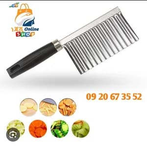 Crinkle cutter knife