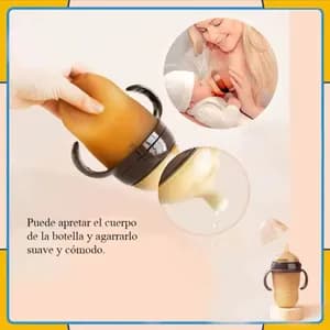 Baby Bottle with Silicone Nipple