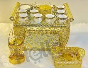 Large Coffee Rekebot with Jebena Holder