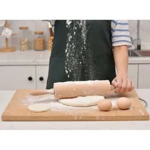 Wooden dough roller