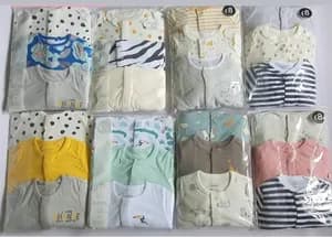3-piece newborn Baby foot wrapped Jumpsuit