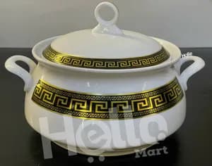 Elegant Ceramic Stew Serving Bowl