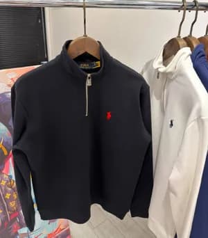 Polo zip sweater men's Europe