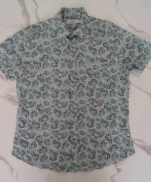 Dressmann Linen blend shirt L