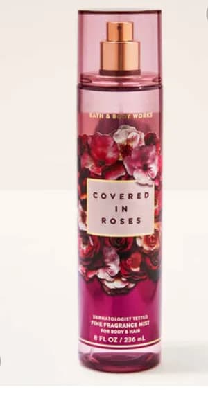 Bath and body covered in roses