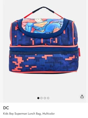 DC Kids Superman Lunch Bag