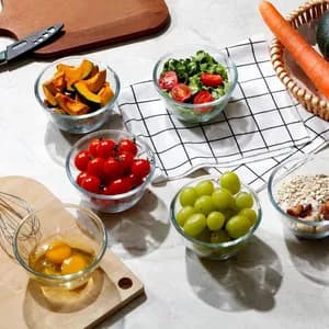 Luminarc Cocoon Glass Salad Bowl Set