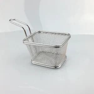 Mini Square Fried Food Serving Basket
