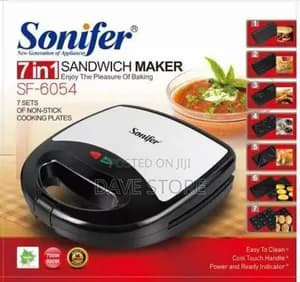 Sonifer SF-6054 7-in-1 Snack Maker