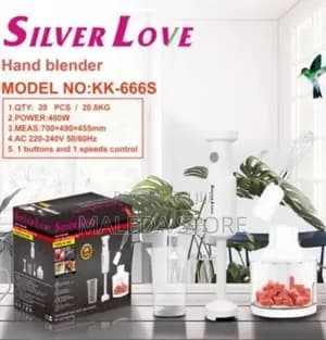 SILVER LOVE HAND BLENDER 4 in1