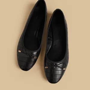 MAX bow Ballerina Shoes