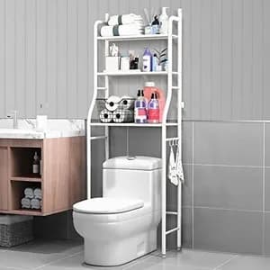 Metal Over Toilet Bathroom Storage Rack