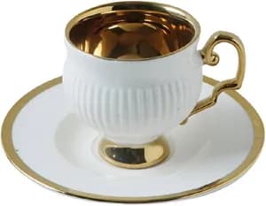 Turkish coffee cup and saucer set
