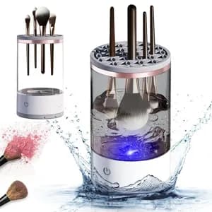 Electric makeup brush cleaner