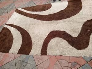 Modern Brown White Carpet 2x3m