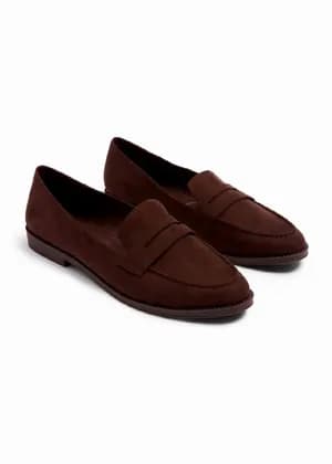 PAPAYA faux suede loafer