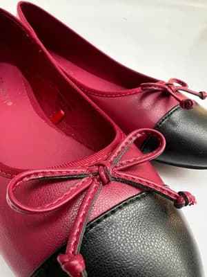 Primark Paneled Bow Ballerina Flat