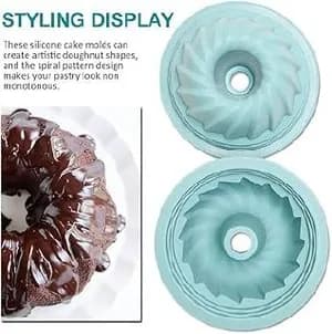 silicone fluted cake mold