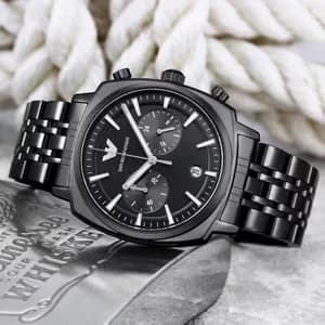 Black Men's Watches Collection