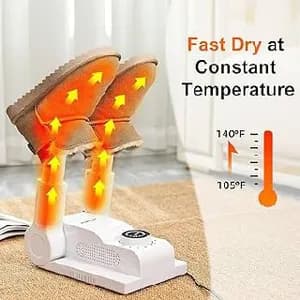 Foldable Shoes Dryer with Timer