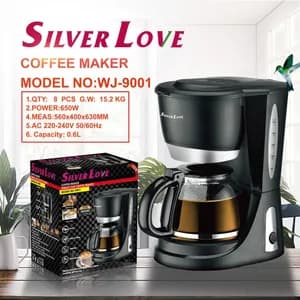 Silver Love Electrical coffee Maker