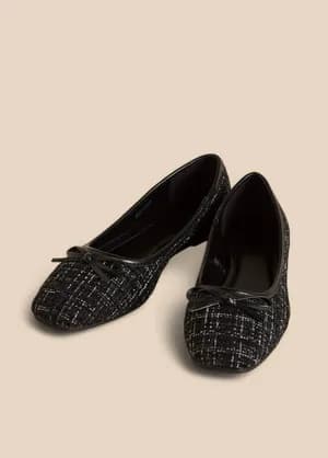 MAX bow ballerina shoe