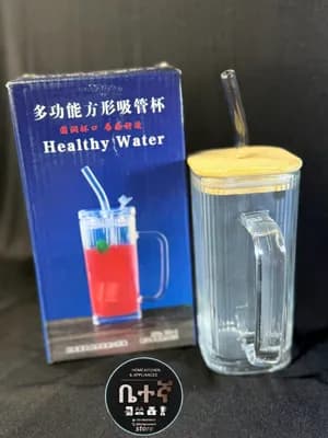 Diamond Heat Resistant Glass Mug